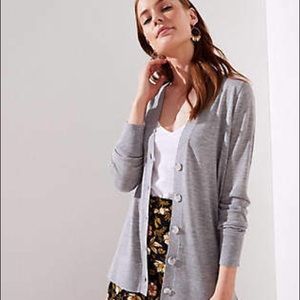 LOFT boyfriend cardigan